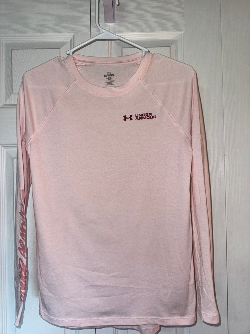 Under Armour Pink Long Sleeve Performance Shirt